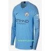 Billiga Fotbollströjor Manchester City Hemma tröja 2018/19 Långärmad